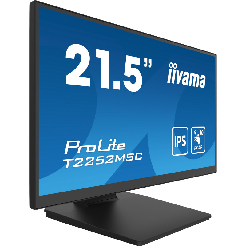 22'' LCD iiyama T2252MSC-B2: IPS, FHD, 10P, DP, HDMI
