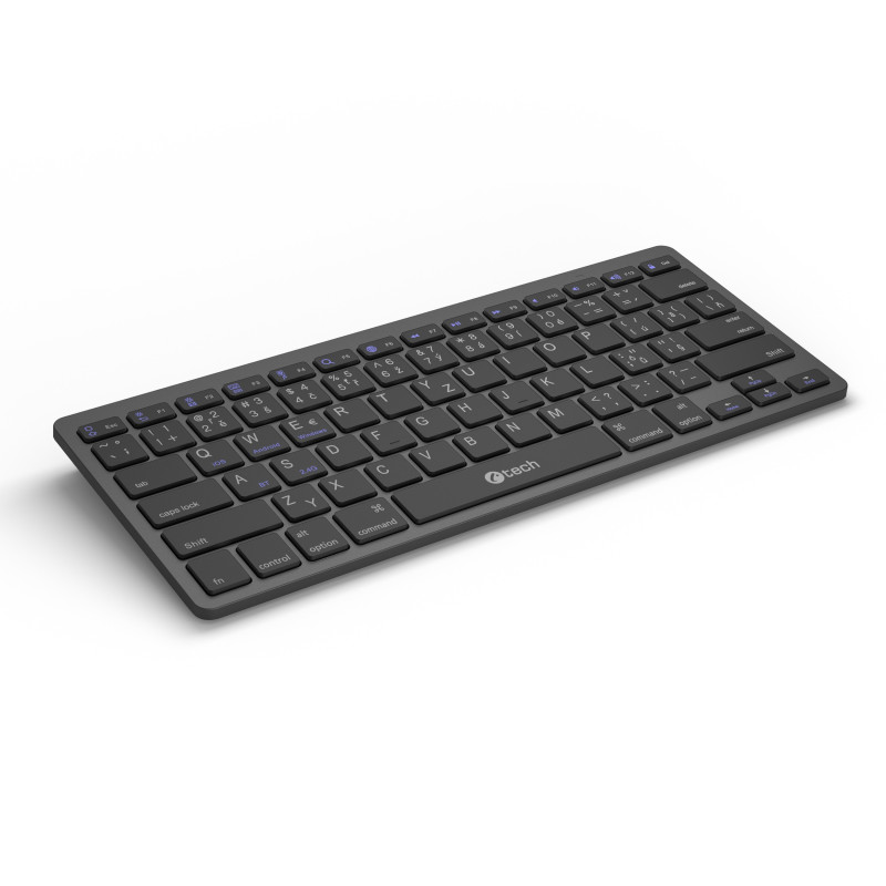 Klávesnica C-TECH KB-120S Dual mode, bezdrôtová,