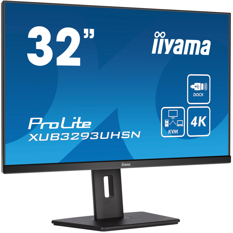 iiyama ProLite/XUB3293UHSN-B5/31,5''/IPS/4K UHD/60Hz/4ms/Black/3R