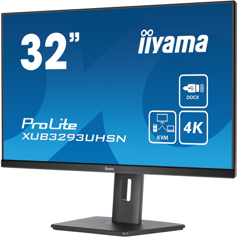 iiyama ProLite/XUB3293UHSN-B5/31,5''/IPS/4K UHD/60Hz/4ms/Black/3R