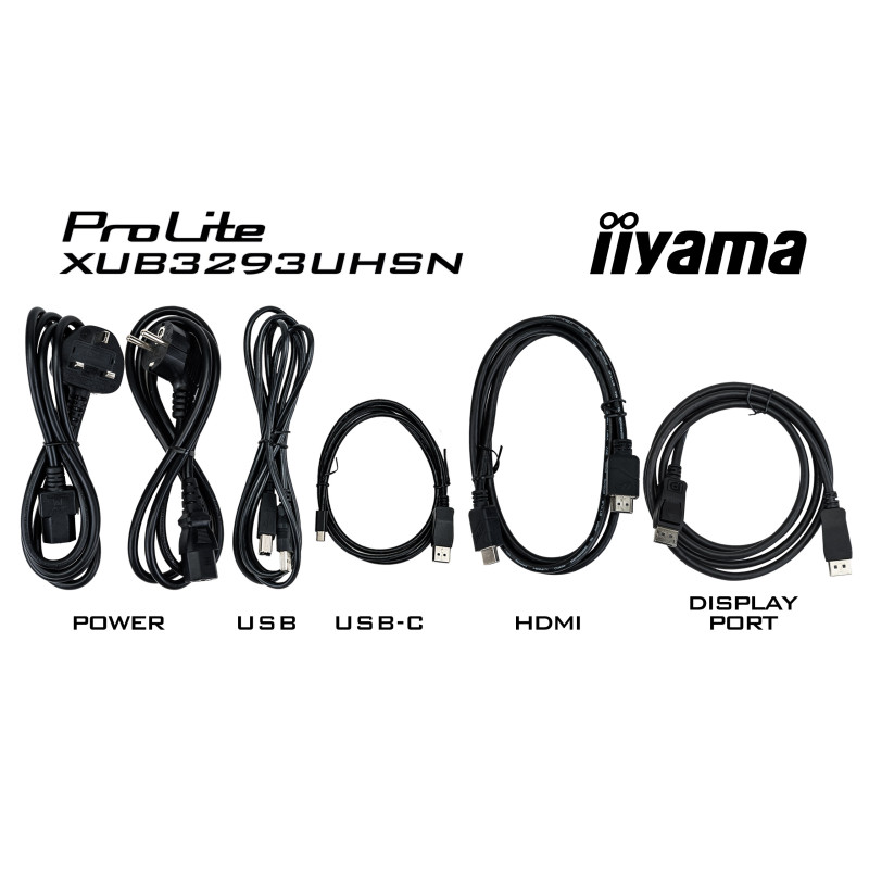 iiyama ProLite/XUB3293UHSN-B5/31,5''/IPS/4K UHD/60Hz/4ms/Black/3R