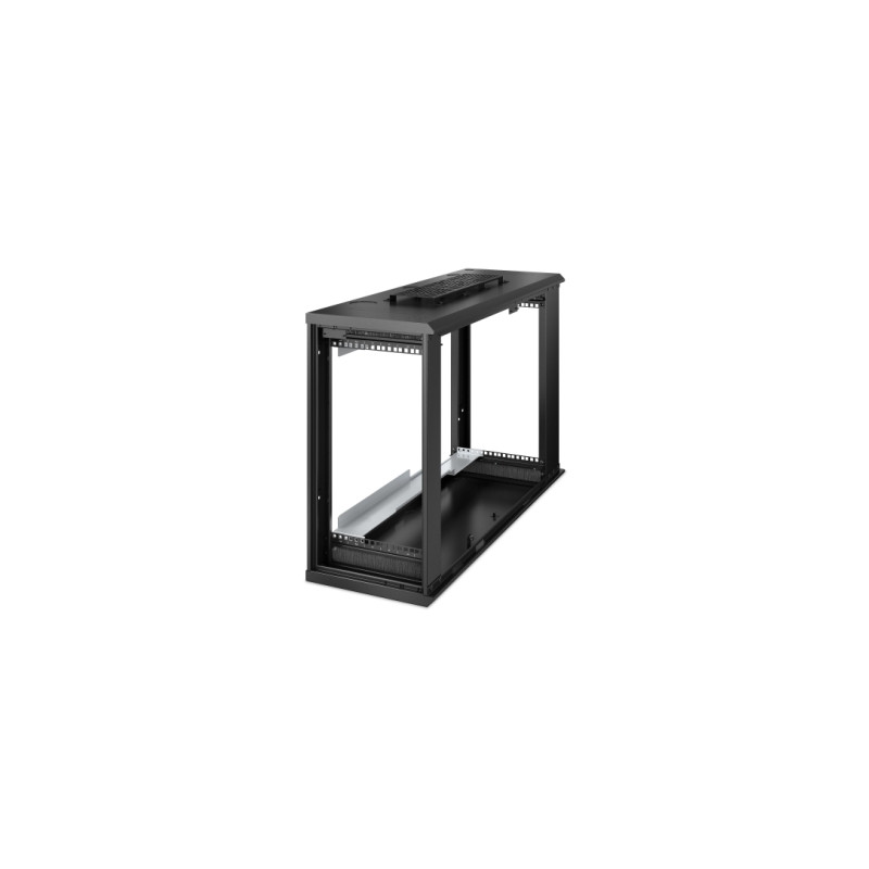 APC - NetShelter WX 6U Low-Profile Wallmnt Enc 230V Fans