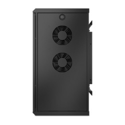 APC - NetShelter WX 6U Low-Profile Wallmnt Enc 230V Fans