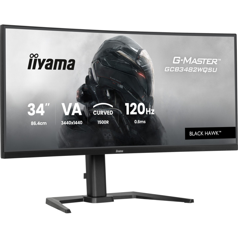 iiyama G-Master/GCB3482WQSU-B1/34''/VA/wQHD/120Hz/0,6ms/Black/3R