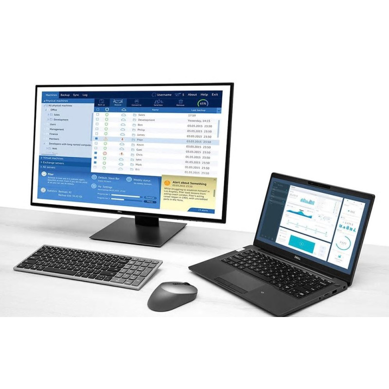 Dell MS5320W/Kancelárska/Optická/Pre pravákov/1 600 DPI/Bezdrôtová USB/Čierna