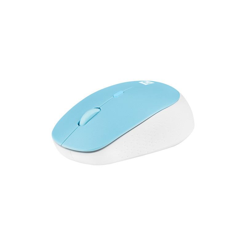 Natec optická myš HARRIER 2/1600 DPI/Kancelárska/Optická/1 600 DPI/Bezdrôtová Bluetooth/Svetlo modrá