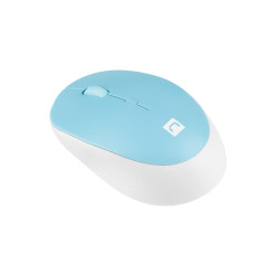 Natec optická myš HARRIER 2/1600 DPI/Kancelárska/Optická/1 600 DPI/Bezdrôtová Bluetooth/Svetlo modrá
