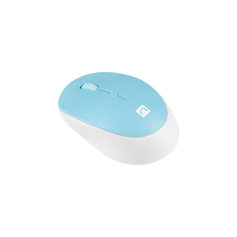 Natec optická myš HARRIER 2/1600 DPI/Kancelárska/Optická/1 600 DPI/Bezdrôtová Bluetooth/Svetlo modrá