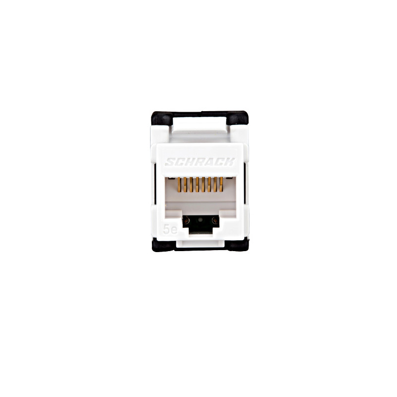 SCHRACK - Keystone modul RJ45 netienený, Cat.5e, samozárezový, SFA