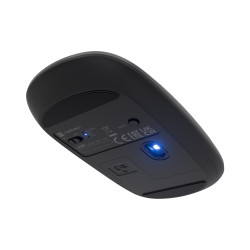 Myš bezdrôtová Natec LARK/Kancelárska/Blue Sense/4 000 DPI/USB+BT/Čierna
