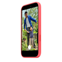 APPLE - iPhone 17 Silicone Case with MS – Bright Guava / SK