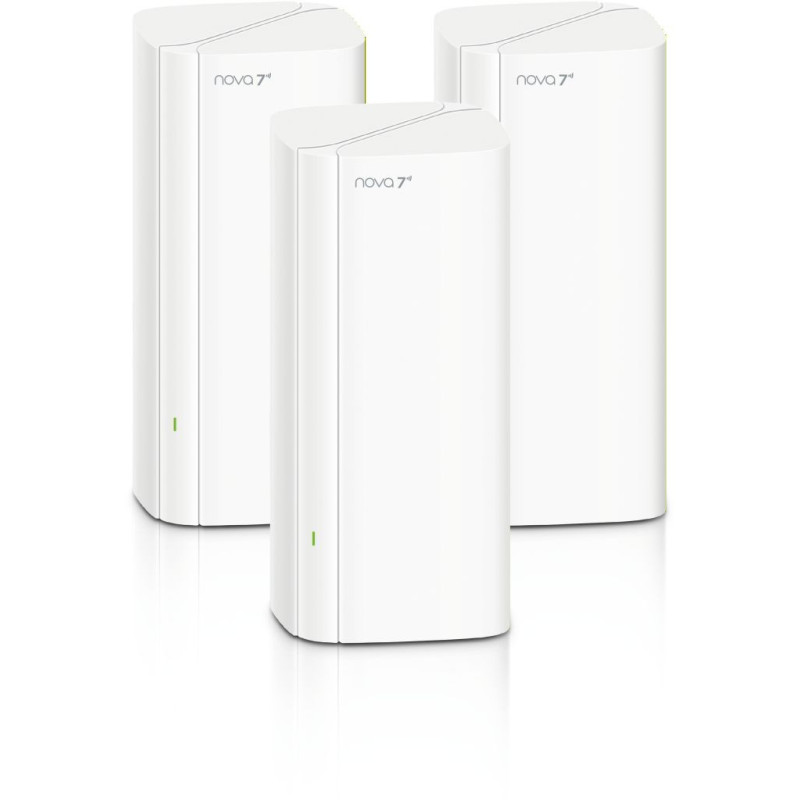 Tenda Nova EE3 Pro (3-pack) WiFi 7 BE3600 Mesh Gigabit systém, router, 9x GLAN/GWAN, VPN, CZ app