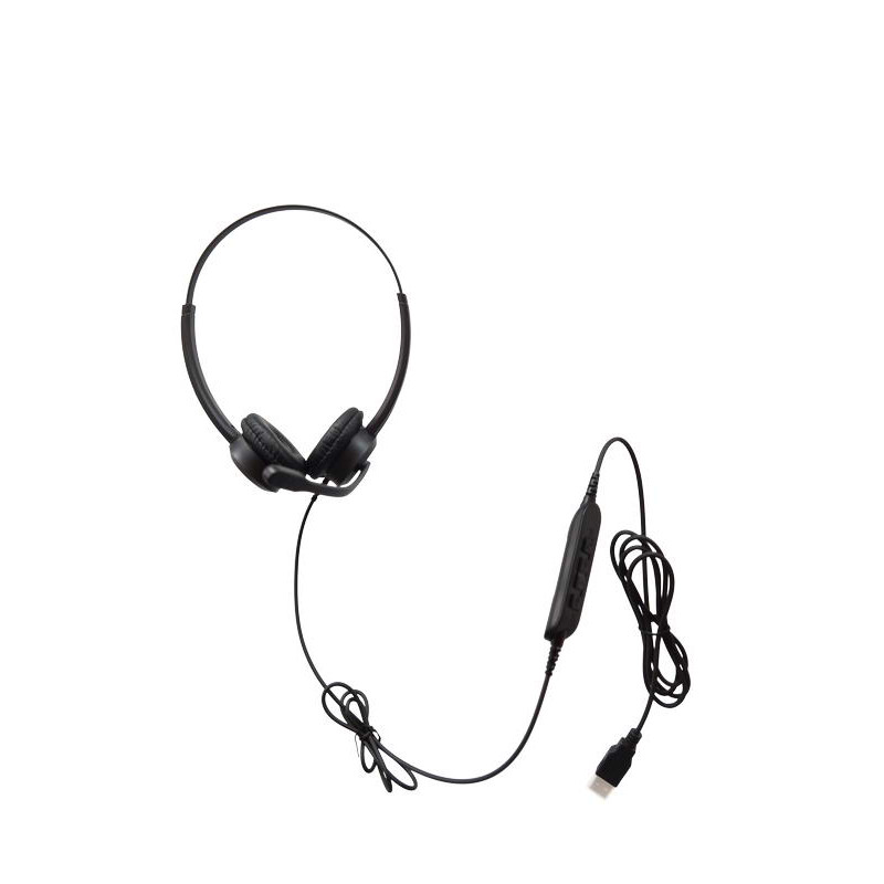 Grandstream GUV3000/Stereo/USB/Drôt/Čierna