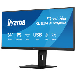 iiyama ProLite/XUB3493WQSU-B6/34''/IPS/wQHD/120Hz/1ms/Čierna/3R