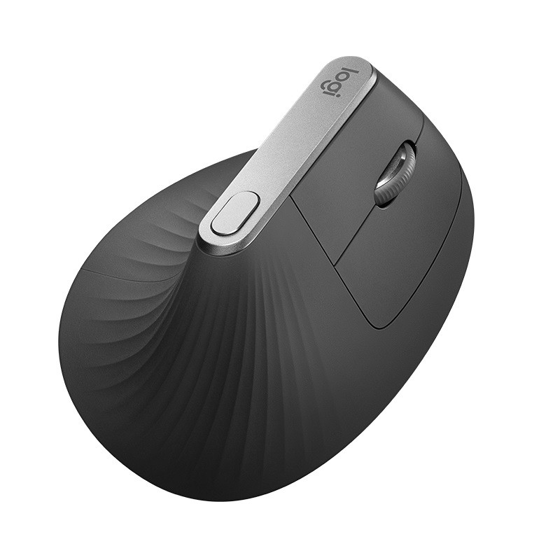 Logitech MX/Vertikálna/Optická/Pre pravákov/4 000 DPI/Drôtová+bezdrôtová/Čierna