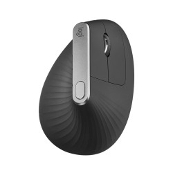 Logitech MX/Vertikálna/Optická/Pre pravákov/4 000 DPI/Drôtová+bezdrôtová/Čierna