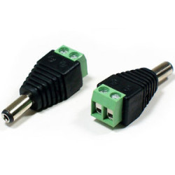 OEM - DCSV21 DC napájací konektor 2.1mm so svorkovnicou - male