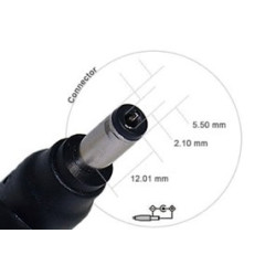 OEM - DCSV21 DC napájací konektor 2.1mm so svorkovnicou - male