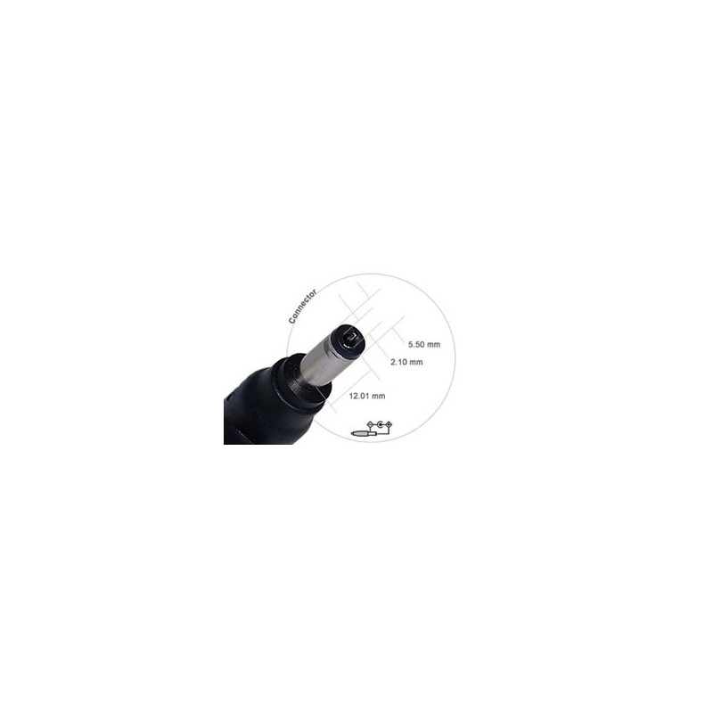 OEM - DCSV21 DC napájací konektor 2.1mm so svorkovnicou - male