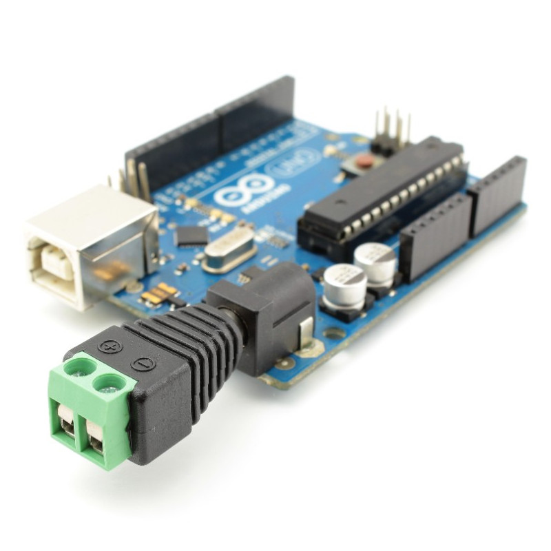 OEM - DCSV21 DC napájací konektor 2.1mm so svorkovnicou - male