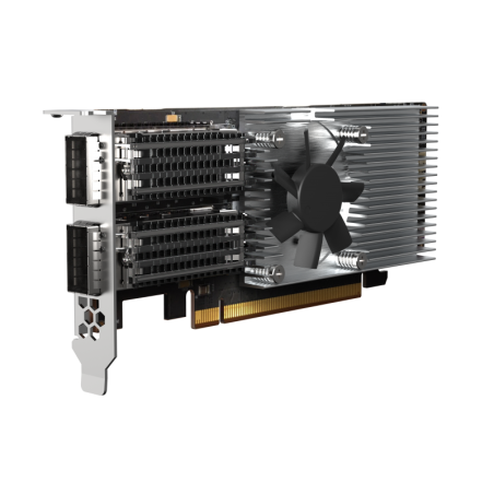 QNAP QXG-100G2SF-E810 - 100GbE (2porty) PCIe karta, nízky profil, PCIe Gen4 x16