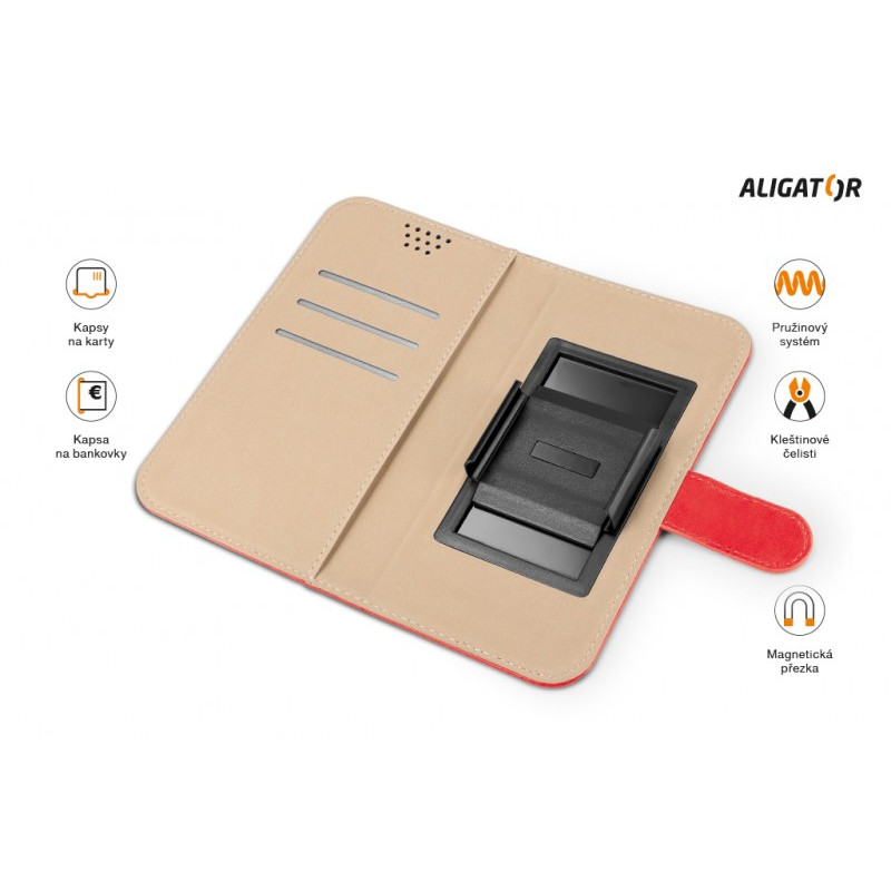 ALIGATOR Puzdro UNI-FIX, vel.XL(160*82) červená