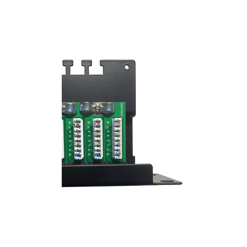 DATACOM Patch panel 24p. CAT6 UTP 3x8p LSA 1U horný zárez