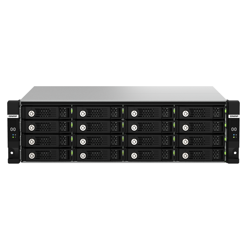 QNAP TL-R1620Sdc - 16 pozičný 3U SAS 12Gbps JBOD dual controller rozširovacia jednotka