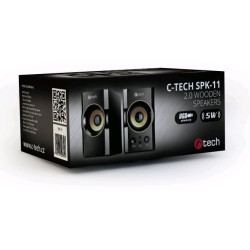 C-TECH SPK-11/Stereo/5W/Čierna