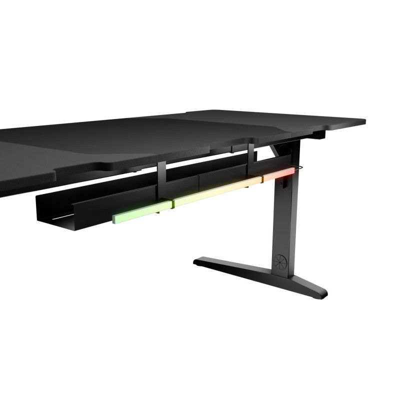 Herný stôl Genesis HOLM MODULAR 160 ROHOVÝ, RGB