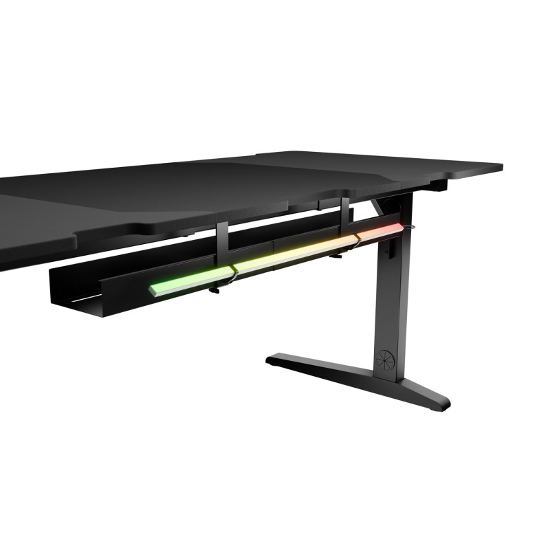 Herný stôl Genesis HOLM MODULAR 160 ROHOVÝ, RGB