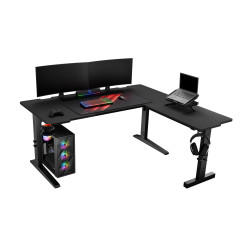 Herný stôl Genesis HOLM MODULAR 160 ROHOVÝ, RGB