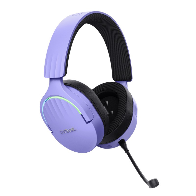 Trust Gaming GXT 491P Fayzo/7.1/Jack/Drôt/BT-USB/Bezdrôt/Fialová