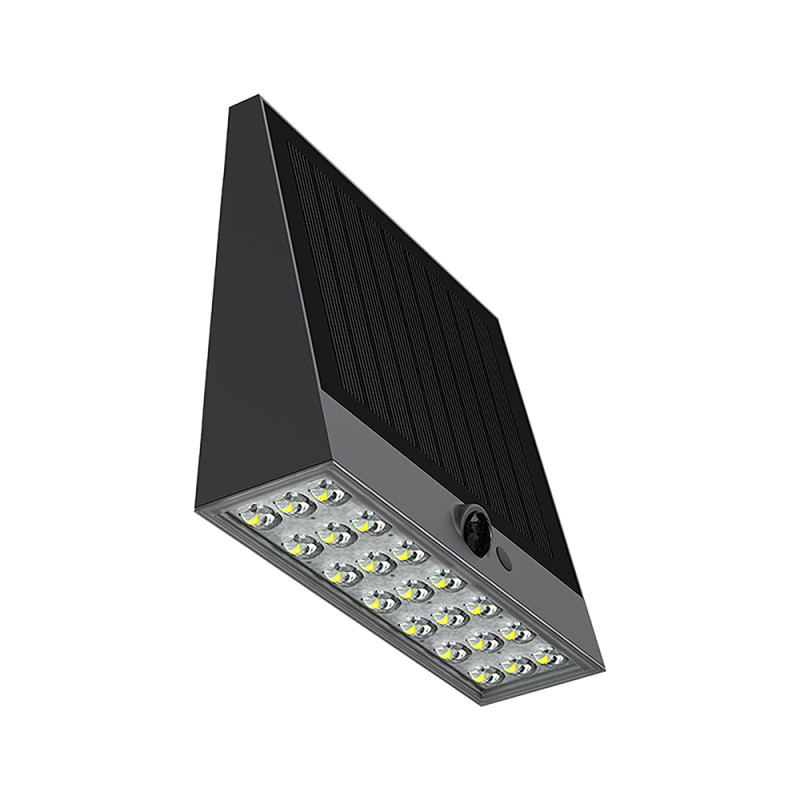Vonkajšie solárne LED svetlo Viking SR25/Pohybový senzor/1000 lm/4 režimy/IP54/denná biela