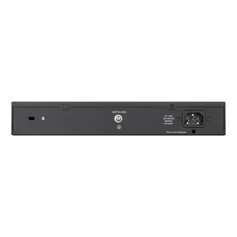 D-Link DGS-1100-24PV2 24-port Gigabit Smart switch, 12x GbE PoE+, PoE 100W