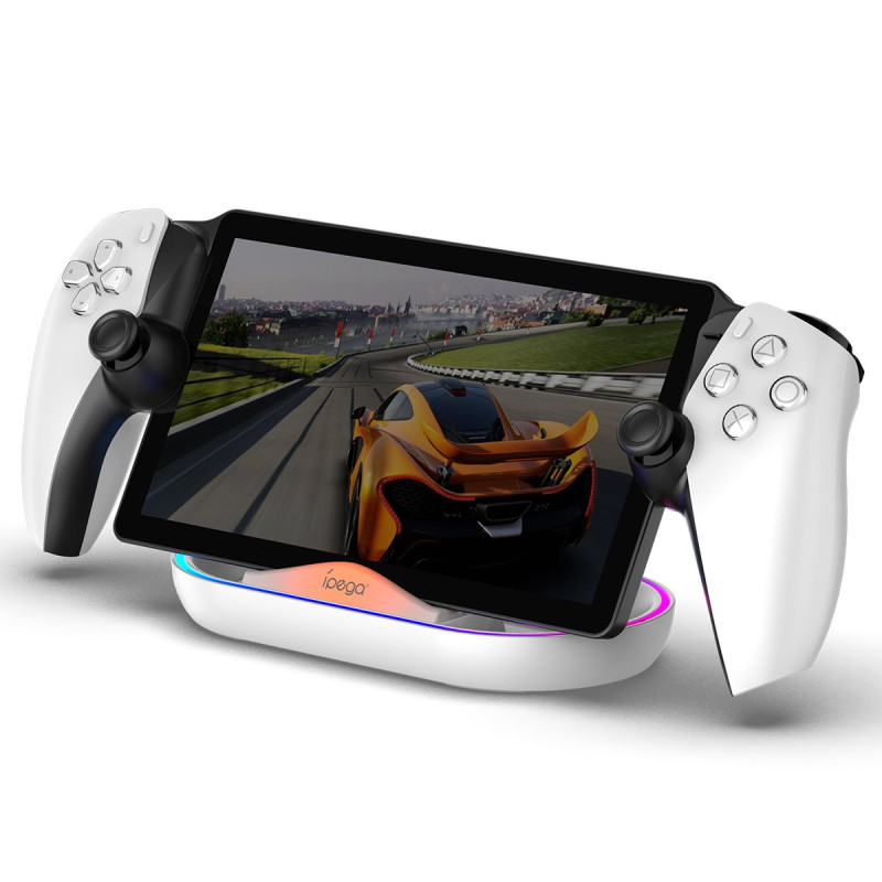 NONAME - iPega P5P02 Charger Dock s RGB pre Playstation Portal Remote Player White