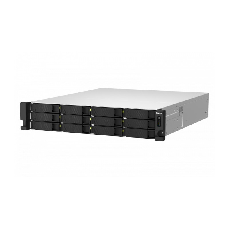 QNAP TS-h1887XU-RP-E2336-32G (Xeon 4,8 GHz, ZFS, 32GB ECC RAM, 12x 3,5'' + 6x2,5'', 2x 2,5GbE, 2x10GbE)