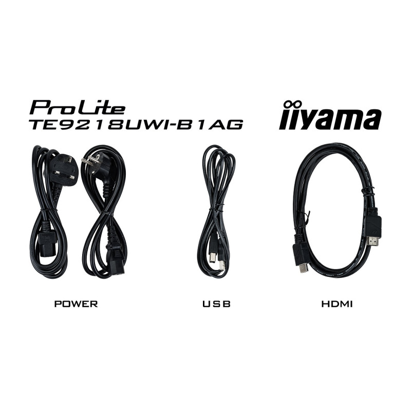 92'' iiyama TE9218UWI-B1AG:VA,UW5K,Android,USB-C