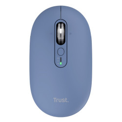 Trust Seron Slim/Kancelárska/Optická/3 200 DPI/USB+BT/Modrá