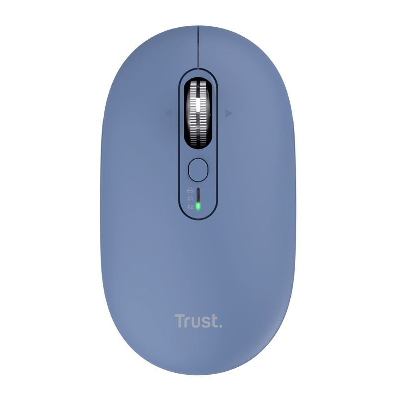 Trust Seron Slim/Kancelárska/Optická/3 200 DPI/USB+BT/Modrá