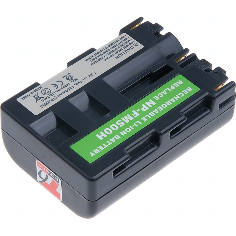 Batérie T6 Power pre Sony NP-FM500H, NP-FM55H, 2280mAh, 16.4Wh, USB-C