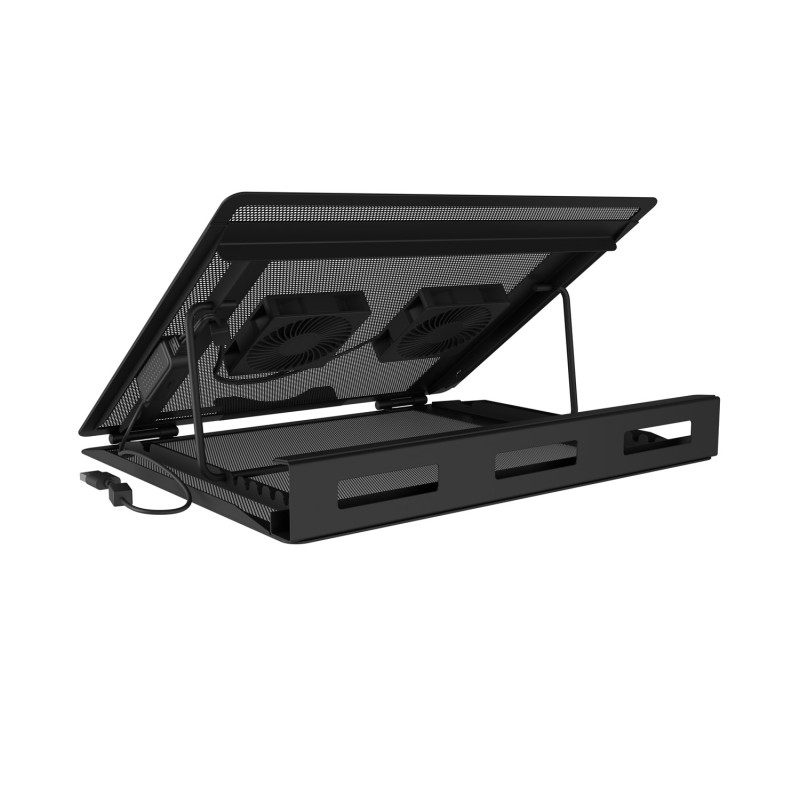 Stojan pod notebook Natec TERN 2 PLUS, 12,1-17,3'', 2 ventilátory