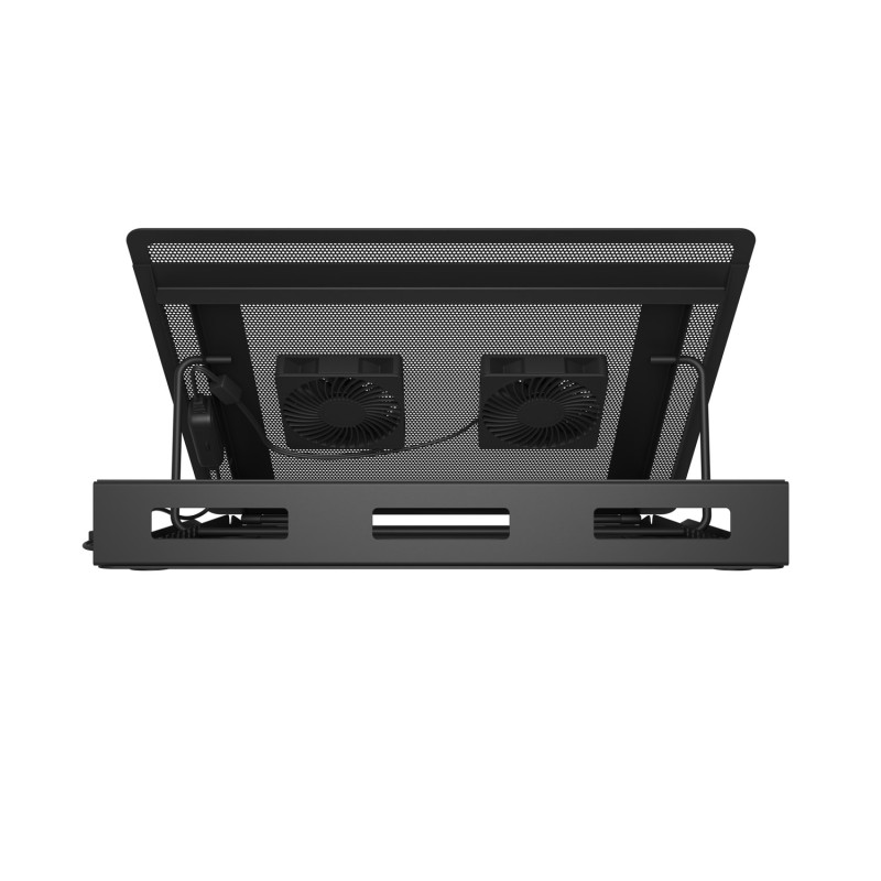 Stojan pod notebook Natec TERN 2 PLUS, 12,1-17,3'', 2 ventilátory