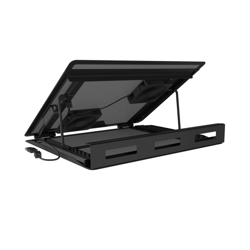 Stojan pod notebook Natec TERN 2 PLUS, 12,1-17,3'', 2 ventilátory