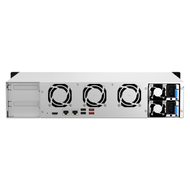 QNAP TS-864eU-RP-8G (4core 2,9 GHz, 8GB RAM, 8xSATA, 2x2,5GbE, 1xPCIe, 1xHDMI, 2xzdroj, malá hĺbka)
