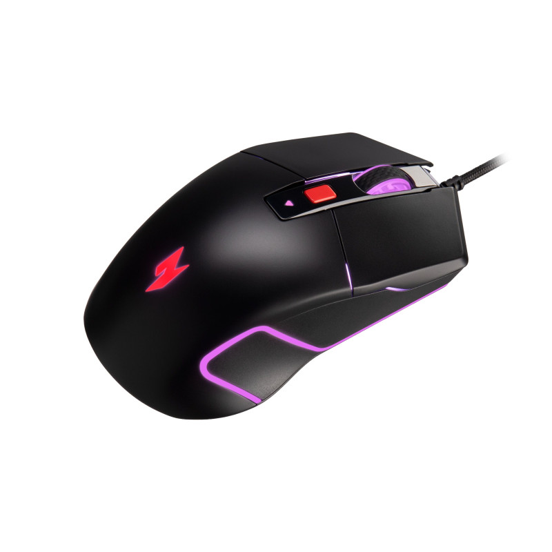 Acer Nitro NMW100/Herná/Optická/Pre pravákov/7 200 DPI/Drôtové USB-A/Čierna