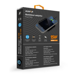 ALIGATOR bezdrôtová nabíjačka Aligator Pure-Pad 15W, čierna