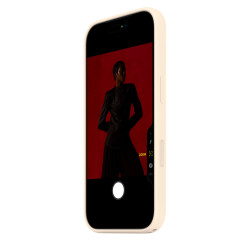 APPLE - iPhone 17 Pre Silicone Case with MS – Vanilla / SK
