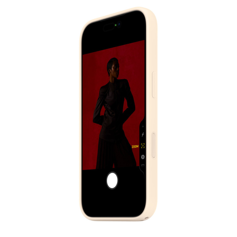 APPLE - iPhone 17 Pre Silicone Case with MS – Vanilla / SK