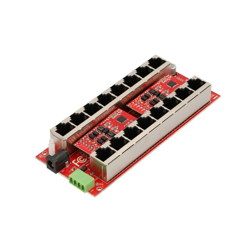 OEM - POE-PAN8-GBATF 802.3af/at GB tienený 8port Poe